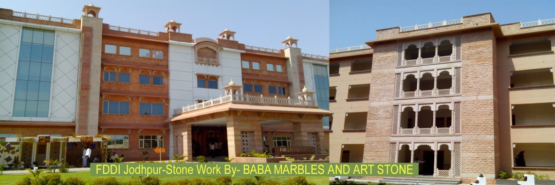 FDDI Collage Jodhpur stone work baba marbles and art stone