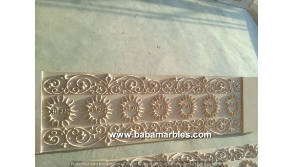 Jodhpur Sandstone OM CNC Stone Engraving 