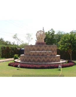 Konark Army Office Jodhpur Stone Elevation Work By BABA MARBLES AND ART STONE