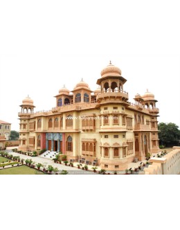 Mohatta Palace Karachi Jodhpur Stone Pink Sandstone Elevation Heritage