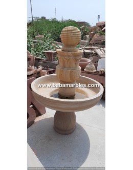 Jodhpur Sandstone fountain by baba marbles