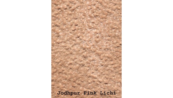 Jodhpur Pink Sandstone Lichi Chiseled