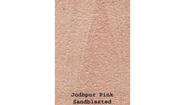 Jodhpur Pink Sandstone Sandblasted